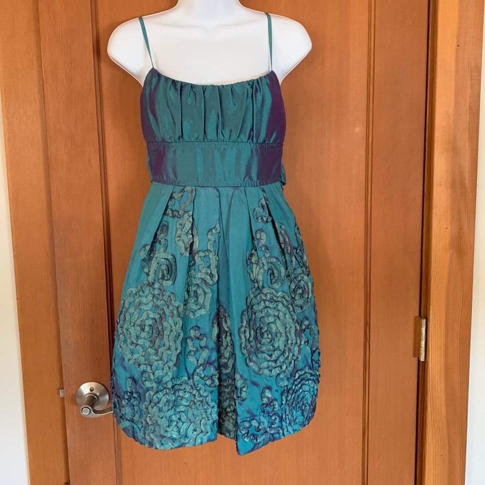 THE Party Dress! Ruby Rox Sz 1, Purple/Green hues
